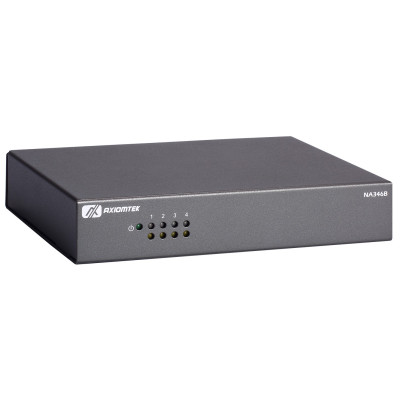 AxiomTek NA346B Network Appliance with Intel Celeron N3350 Processor, 4 LAN, VPN